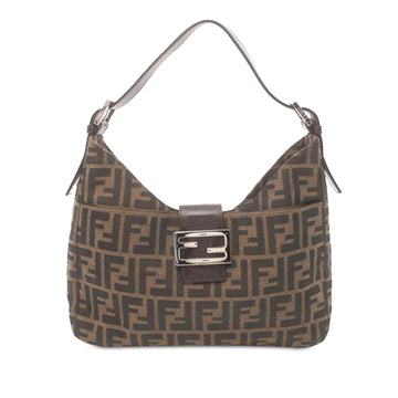 FENDI Zucca Canvas Shoulder Bag