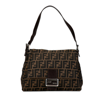 FENDI Zucca Canvas Mamma Forever Shoulder Bag