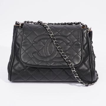 Chanel Timeless Accordion Flap Black Caviar Leather