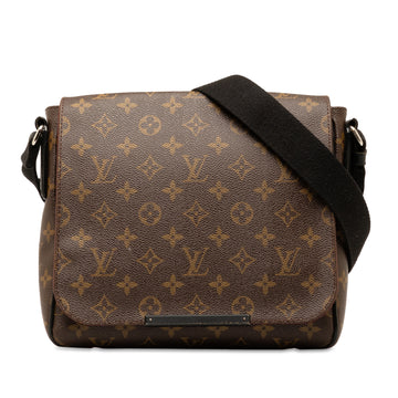 LOUIS VUITTON Monogram Macassar District PM Crossbody Bag