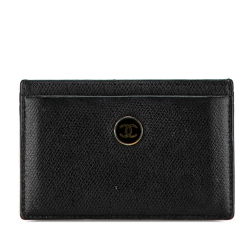 CHANEL CC Caviar Sevruga Card Holder