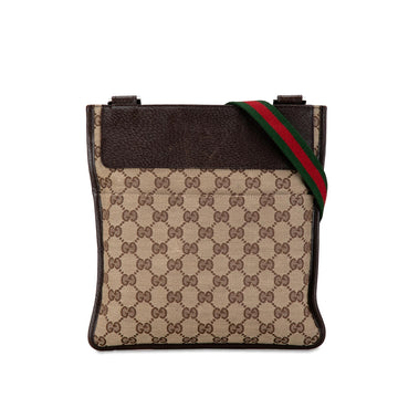 GUCCI GG Canvas Web Crossbody Crossbody Bag