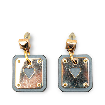 Hermes Swift As De Coeur Push Back Earrings Costume Earrings