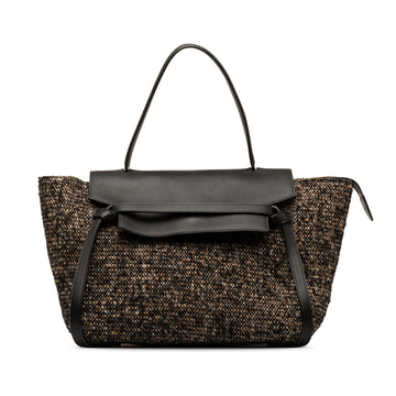 CELINE Mini Tweed Belt Satchel