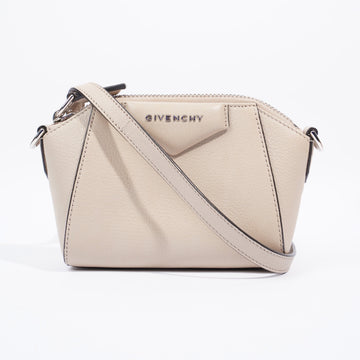 Givenchy Nano Antigona Beige Leather