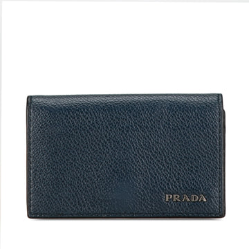 PRADA Leather Card Case Card Holder