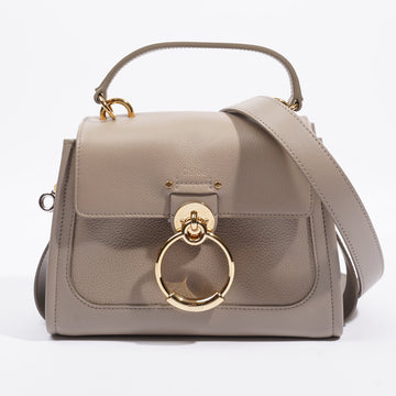 Chloe Mini Tess Day Motty Grey Calfskin Leather