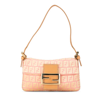 FENDI Mini Zucchino Canvas Baguette