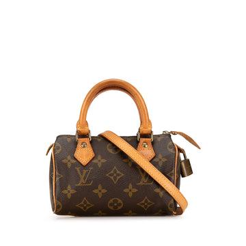 LOUIS VUITTON Monogram Mini HL Speedy Handbag