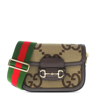 GUCCI Mini Jumbo GG Canvas Horsebit 1955 Crossbody Crossbody Bag