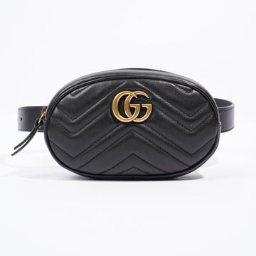 Gucci GG Marmont Black Matelasse Leather
