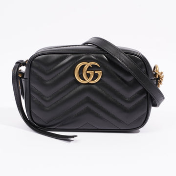 Gucci Gucci GG Marmont Black Leather Mini