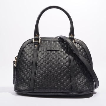 Gucci Dome Bag Black Leather Small