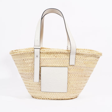 Loewe Basket Bag Cream Wicker Medium