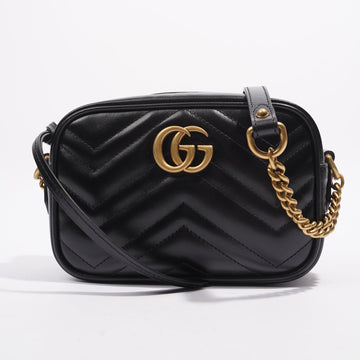 Gucci Marmont Bag Black Leather Small