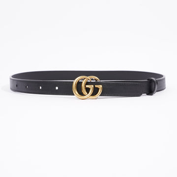 Gucci Marmont Belt Black Leather 70cm