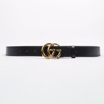 Gucci Marmont Belt Black Leather 100cm