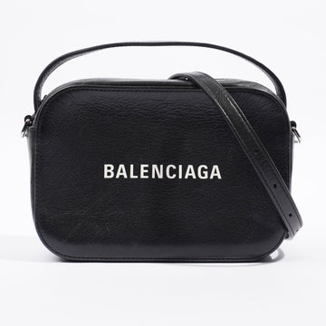 Balenciaga Everyday Camera Bag Black Leather XS