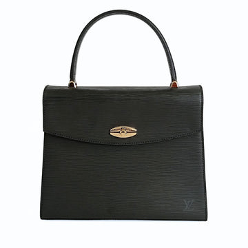 LOUIS VUITTON Malesherbes Kelly handbag in black Epi leather