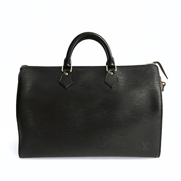 LOUIS VUITTON Speedy 40 handbag in black Epi leather