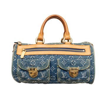 LOUIS VUITTON Louis Vuitton Neo Speedy Monogram Denim Handbag
