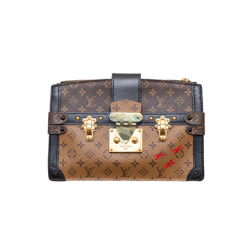 LOUIS VUITTON Louis Vuitton Reverse Monogram Trunk Clutch Bag