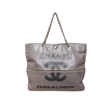 CHANEL Chanel Paris London Shopper Tote