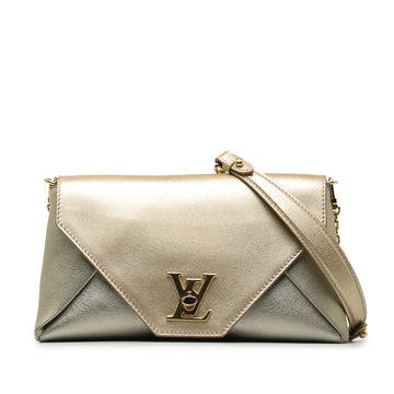 LOUIS VUITTON Bicolor Metallic Calfskin Love Note Shoulder Bag