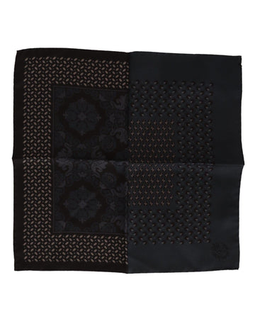 Dolce & Gabbana Men's Multicolor Patterned Silk Pocket Square Handkerchief