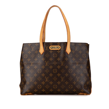 LOUIS VUITTON Monogram Wilshire MM Tote Bag