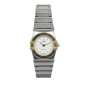 Omega Quartz Stainless Steel Constellation Watch