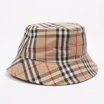 Burberry Burberry Bucket Hat XL Burberry Check / Brown Cotton XL