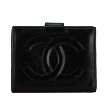 CHANEL CC Lambskin Compact Wallet Small Wallets