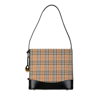 BURBERRY Haymarket Check Shoulder Bag