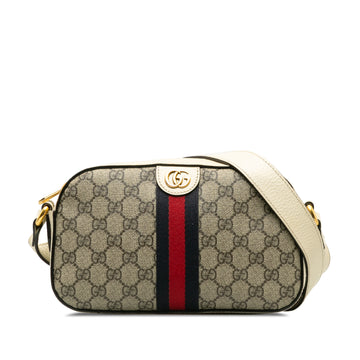 GUCCI GG Supreme Web Ophidia Crossbody Bag