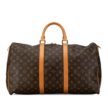 LOUIS VUITTON Monogram Keepall 50 Travel Bag