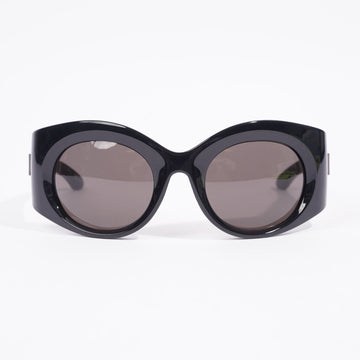 Balenciaga BB0189S Sunglasses Black Acetate 115mm