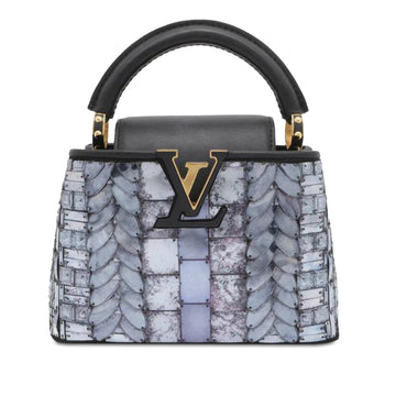 LOUIS VUITTON Mini Sequin Capucines Satchel