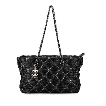 CHANEL Paris-Byzance CC Nylon Tweed On Stitch Tote Tote Bag