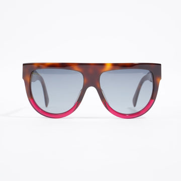 Celine Shadow Sunglasses Havana Fuchsia Acetate 58mm 16mm