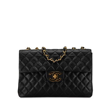 CHANEL Maxi XL Classic Lambskin Single Flap Shoulder Bag