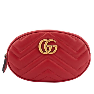 GUCCI GG Marmont Calfskin Leather Belt Bag