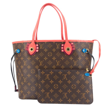 LOUIS VUITTON Neverfull MM Totem Limited Edition Monogram Canvas Bag