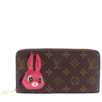 LOUIS VUITTON Zippy Rabbit Monogram Canvas Wallet