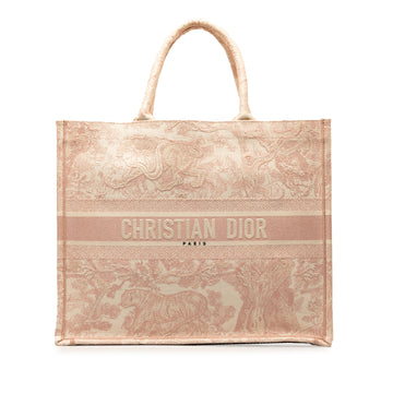 DIOR Large Toile de Jouy Book Tote Tote Bag