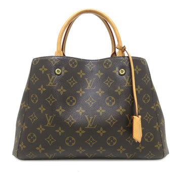 LOUIS VUITTON Monogram Montaigne MM Satchel