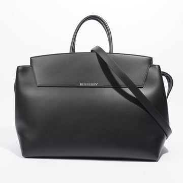 Burberry Catherine Bag Black Leather Large