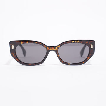 Fendi FF Sunglasses Brown / Black Acetate 54mm 18cm