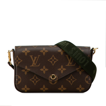 LOUIS VUITTON Monogram Felicie Strap And Go Crossbody Bag