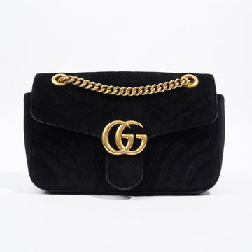 Gucci GG Marmont Small Black Velvet